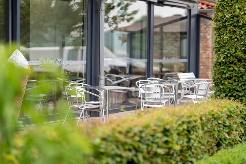Terrasse des Cafés in Breitenworbis