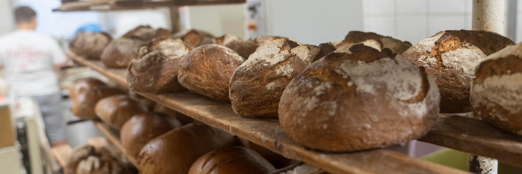 Frisch gebackene Brote der Bäckerei Fütterer aus Bernterode